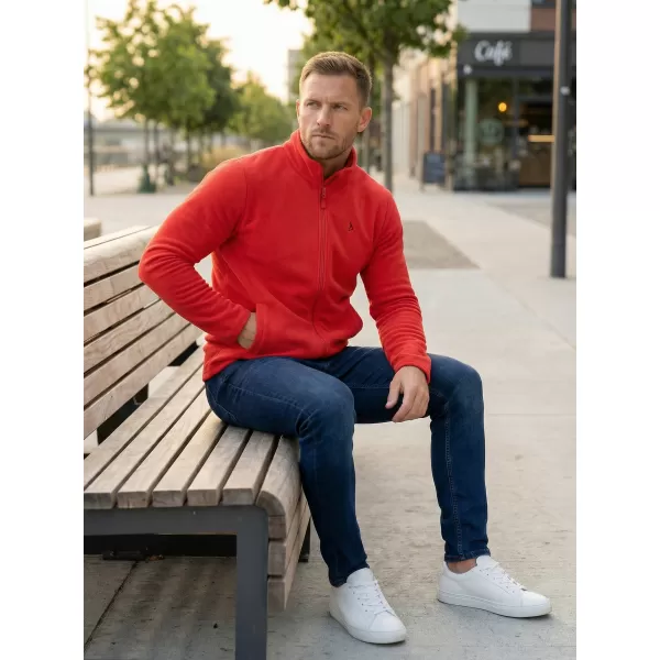  Мъжки поларен суичър ALTISPORT DANER MSWP237 ЧЕРВЕН 