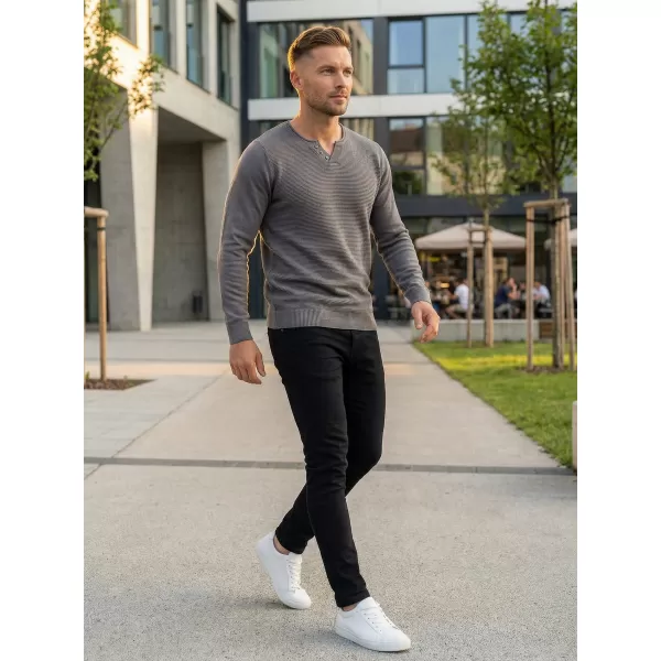  Мъжки пуловер ALTISPORT JOANES MPLP075 СВЕТЛО СИВ 