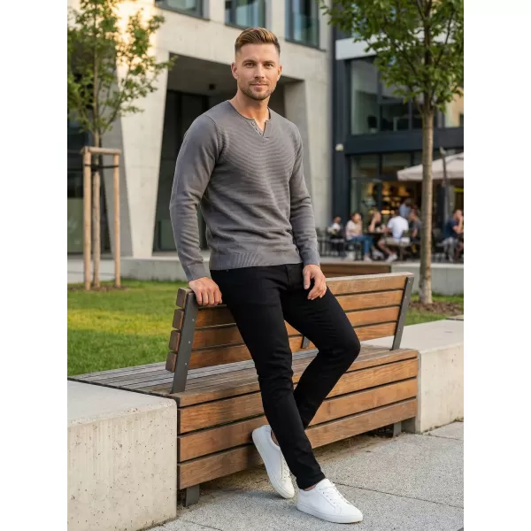  Мъжки пуловер ALTISPORT JOANES MPLP075 СВЕТЛО СИВ 