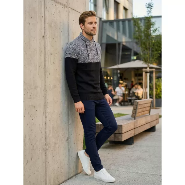  Мъжки пуловер ALTISPORT HIEUX MPLP076 ЧЕРЕН 