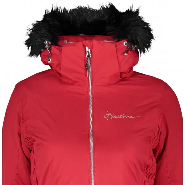  Зимно яке за жени ALPINE PRO MEMKA 4 LJCP355 ЧЕРВЕНО 