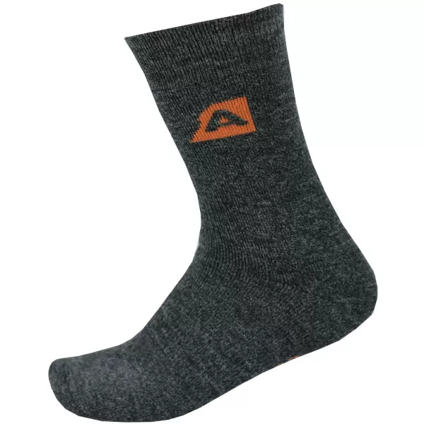  Чорапи ALPINE PRO OTHAR USCP058 ТЪМНО СИВО АКЦЕНТИ/ОРАНЖЕВО 