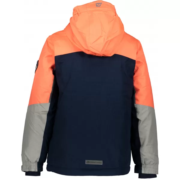  Ски яке ALPINE PRO SARDARO 2 KJCP154 ОРАНЖЕВО/СИВО 