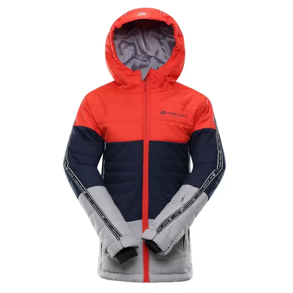  Ски яке ALPINE PRO WIREMO 3 KJCP155 ОРАНЖЕВО 