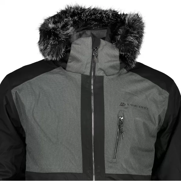  Мъжко ски яке ALPINE PRO DOR 2 MJCP372 ЧЕРНО 