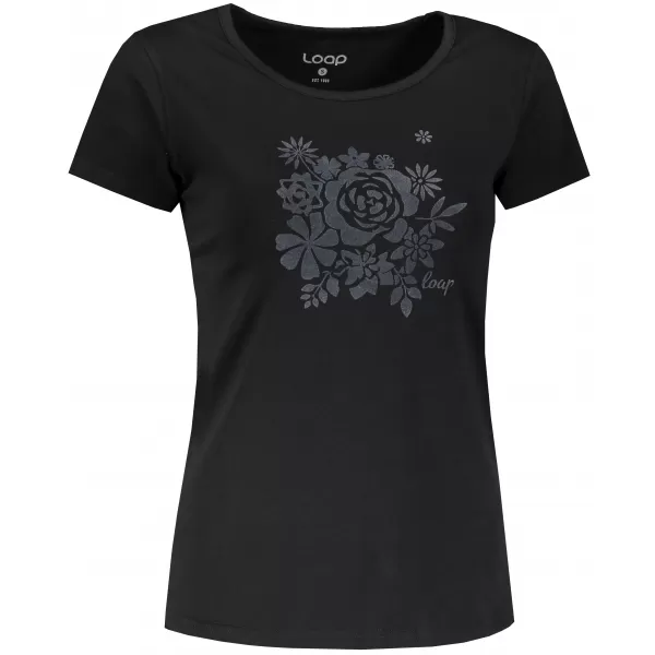  Дамска тениска LOAP ANICKA CLW19145 ЧЕРЕН 