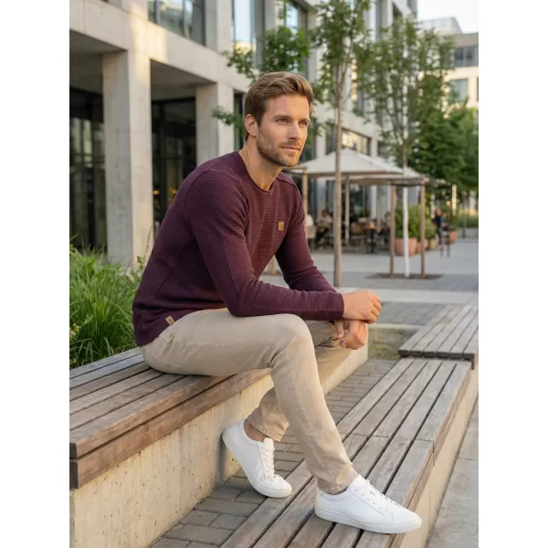  Мъжки пуловер ALTISPORT QUOD MPLR079 БОРДО 
