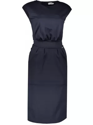 Рокля NUMOCO SARA A144-4 ТЪМНО СИНЬО