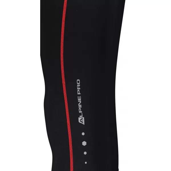  Мъжки панталони 3/4 ALPINE PRO ENZO 4 MPAR420 ЧЕРНО/ЧЕРВЕНО 
