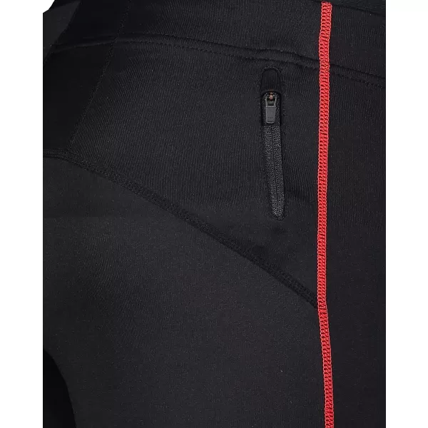  Мъжки панталони 3/4 ALPINE PRO ENZO 4 MPAR420 ЧЕРНО/ЧЕРВЕНО 
