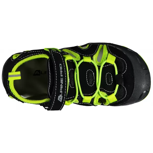  Сандали ALPINE PRO FLAVIO KBTR223 ЧЕРНО/ЗЕЛЕНО 