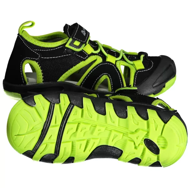 Сандали ALPINE PRO FLAVIO KBTR223 ЧЕРНО/ЗЕЛЕНО 