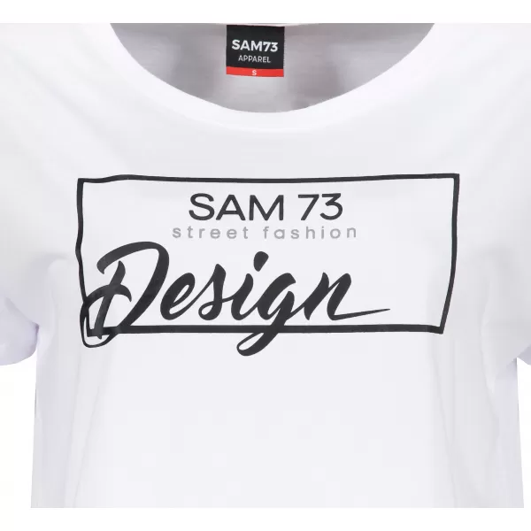  Женски t -риза с къси ръкави SAM 73 WT 803 БЯЛ 