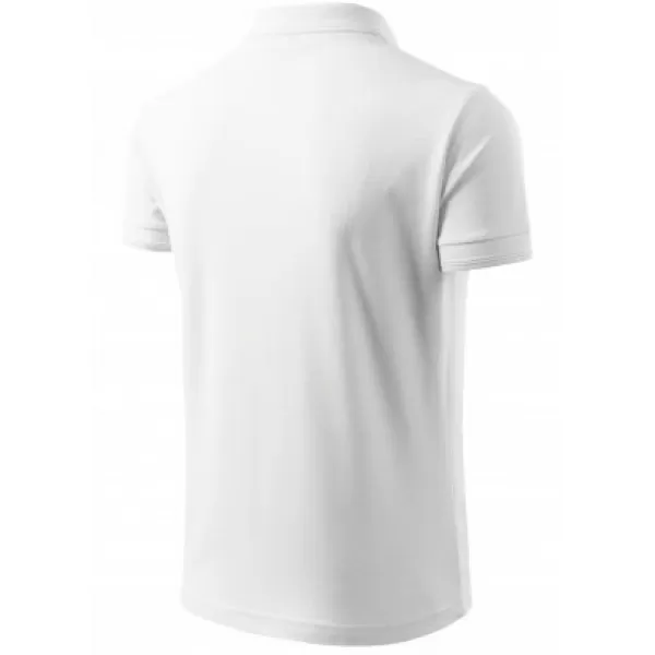  Мъжка тениска с яка MALFINI PIQUE POLO 203 БЯЛО 