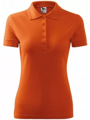Дамска тениска с яка MALFINI PIQUE POLO 210 ОРАНЖЕВО