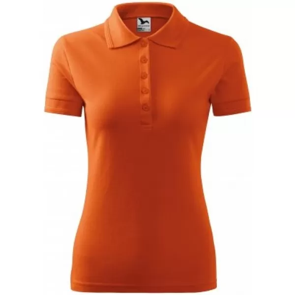 Дамска тениска с яка MALFINI PIQUE POLO 210 ОРАНЖЕВО 