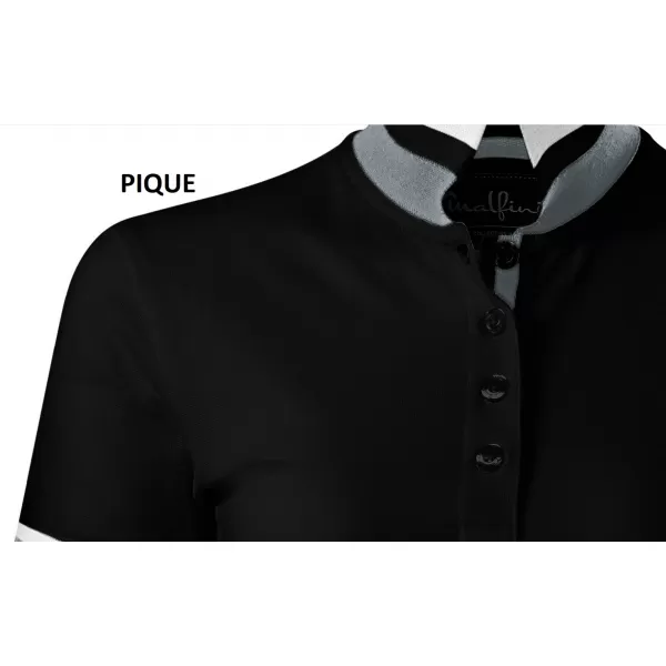  Дамска рокля с яка MALFINI PREMIUM DRESS UP 271 ЧЕРЕН 