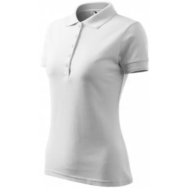  Дамска тениска с яка MALFINI PIQUE POLO 210 БЯЛО 
