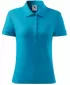 Дамска тениска с яка MALFINI COTTON 213 ТЮРКОАЗ