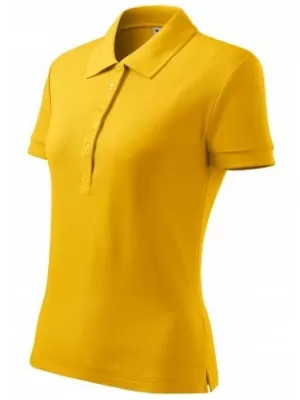 Дамска тениска с яка MALFINI COTTON 213 КЕХЛИБАР