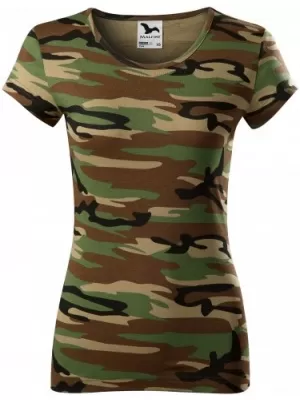 Дамска тениска MALFINI CAMO PURE 122 КАМУФЛАЖНО КАФЯВО