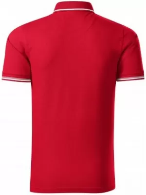 Мъжка тениска с яка MALFINI PREMIUM PERFECTION PLAIN 251 ЧЕРВЕНА ФОРМУЛА