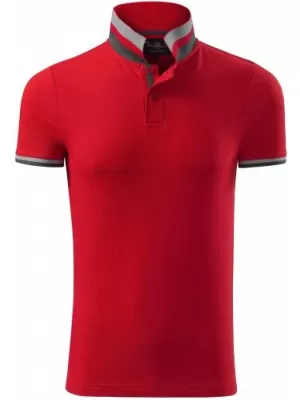 Мъжка тениска с яка MALFINI PREMIUM COLLAR UP 256 ЧЕРВЕНА ФОРМУЛА