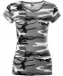 Дамска тениска MALFINI CAMO PURE 122 КАМУФЛАЖНО СИВО