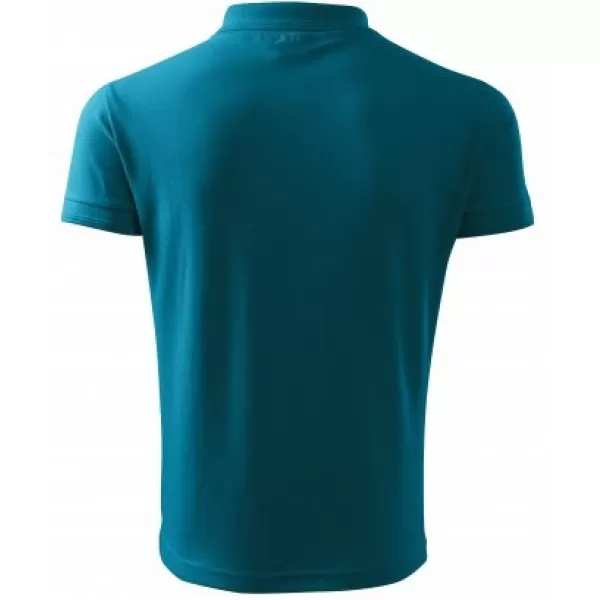  Мъжка тениска с яка MALFINI PIQUE POLO 203 ТЪМЕН ТЮРКОАЗ 