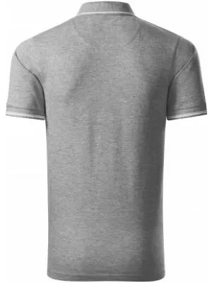 Мъжка тениска с яка MALFINI PREMIUM PERFECTION PLAIN 251 ТЪМНОСИВИ ОТБЛЯСЪЦИ