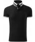 Мъжка тениска с яка MALFINI PREMIUM COLLAR UP 256 ЧЕРЕН