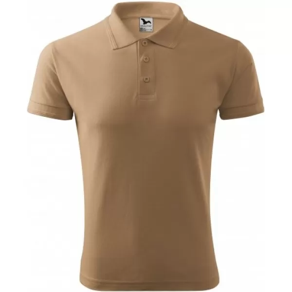  Мъжка тениска с яка MALFINI PIQUE POLO 203 ПЯСЪЧЕН 