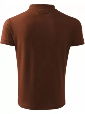 Мъжка тениска с яка MALFINI PIQUE POLO 203 ШОКОЛАД
