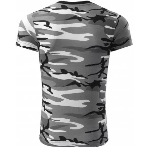  Мъжка тениска MALFINI CAMOUFLAGE 144 КАМУФЛАЖНО СИВО 
