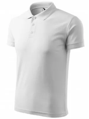 Мъжка тениска с яка MALFINI PIQUE POLO 203 БЯЛО