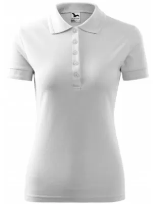Дамска тениска с яка MALFINI PIQUE POLO 210 БЯЛО