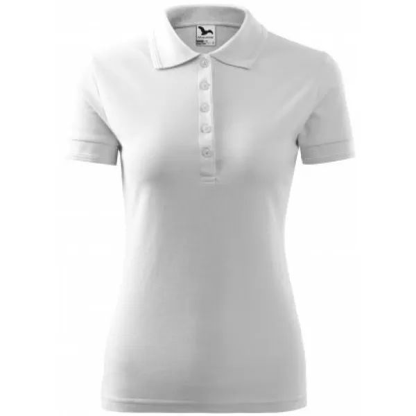  Дамска тениска с яка MALFINI PIQUE POLO 210 БЯЛО 