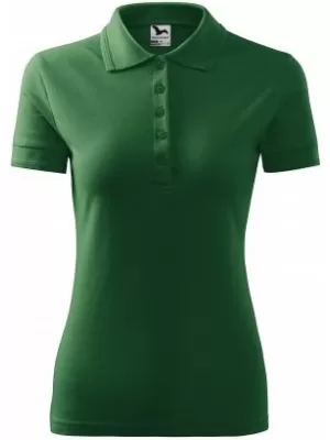 Дамска тениска с яка MALFINI PIQUE POLO 210 БУТИЛКА ЗЕЛЕНО
