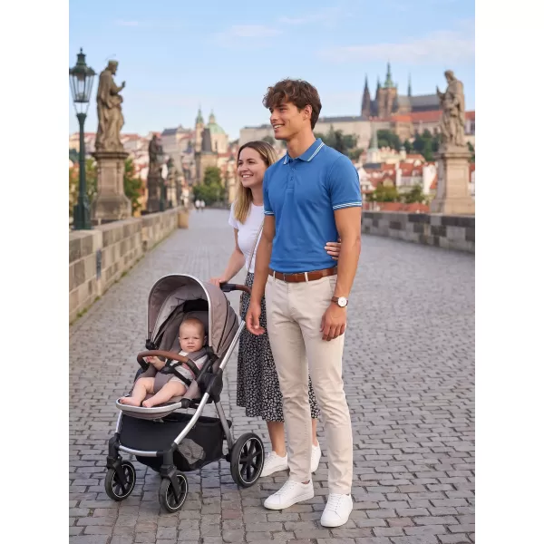 Мъжка тениска с яка MALFINI URBAN 219 ЛАЗУРНО СИНЬО 