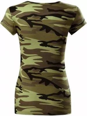 Дамска тениска MALFINI CAMO PURE 122 КАМУФЛАЖНО ЗЕЛЕНО