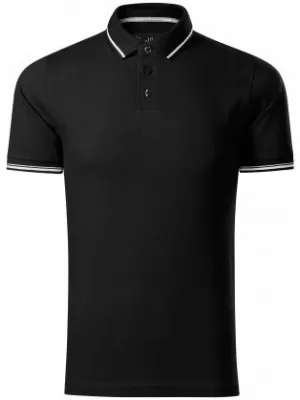 Мъжка тениска с яка MALFINI PREMIUM PERFECTION PLAIN 251 ЧЕРЕН