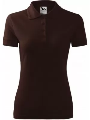 Дамска тениска с яка MALFINI PIQUE POLO 210 КАФЕ