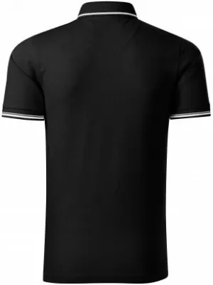 Мъжка тениска с яка MALFINI PREMIUM PERFECTION PLAIN 251 ЧЕРЕН