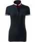 Дамска тениска с яка MALFINI PREMIUM COLLAR UP 257 ТЪМЕН ФЛОТ