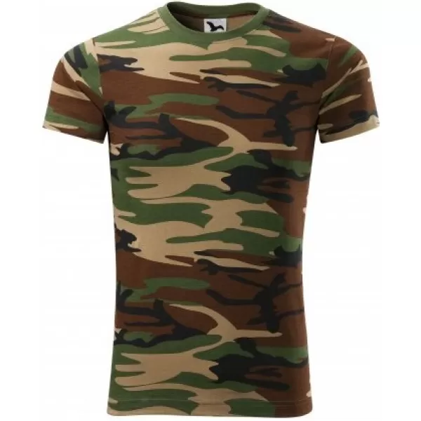  Мъжка тениска MALFINI CAMOUFLAGE 144 КАМУФЛАЖНО КАФЯВО 