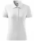 Дамска тениска с яка MALFINI COTTON 213 БЯЛО
