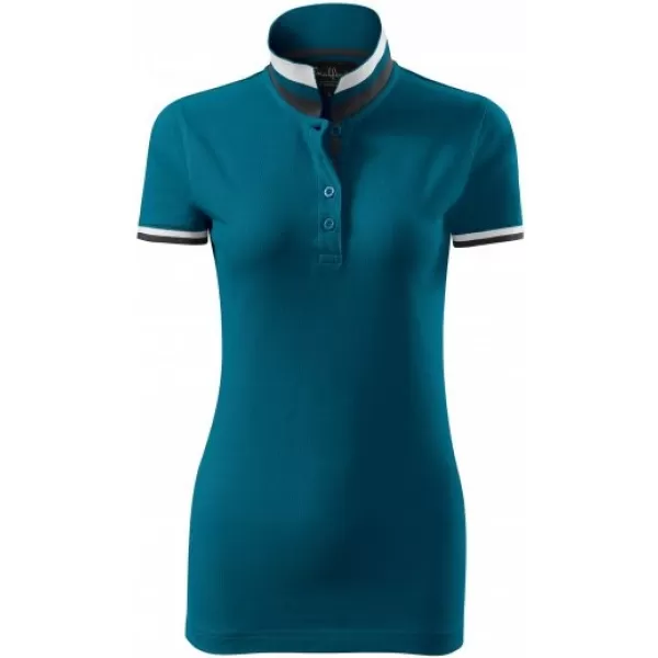  Дамска тениска с яка MALFINI PREMIUM COLLAR UP 257 КЕРОСИН 