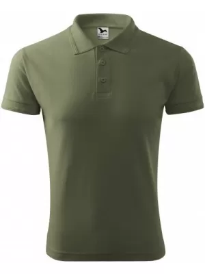 Мъжка тениска с яка MALFINI PIQUE POLO 203 КАКИ