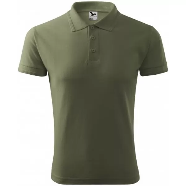  Мъжка тениска с яка MALFINI PIQUE POLO 203 КАКИ 