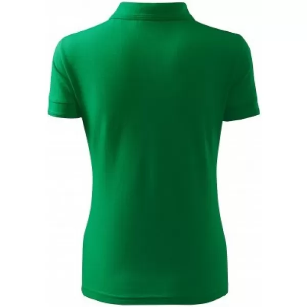  Дамска тениска с яка MALFINI PIQUE POLO 210 СРЕДНО ЗЕЛЕНО 